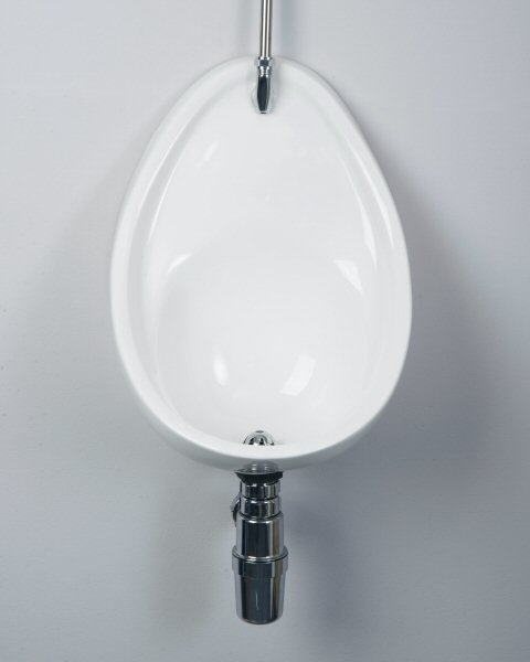 1 Urinal Set - Coronus 500: Exposed Trap, Flushpipes & China Cistern